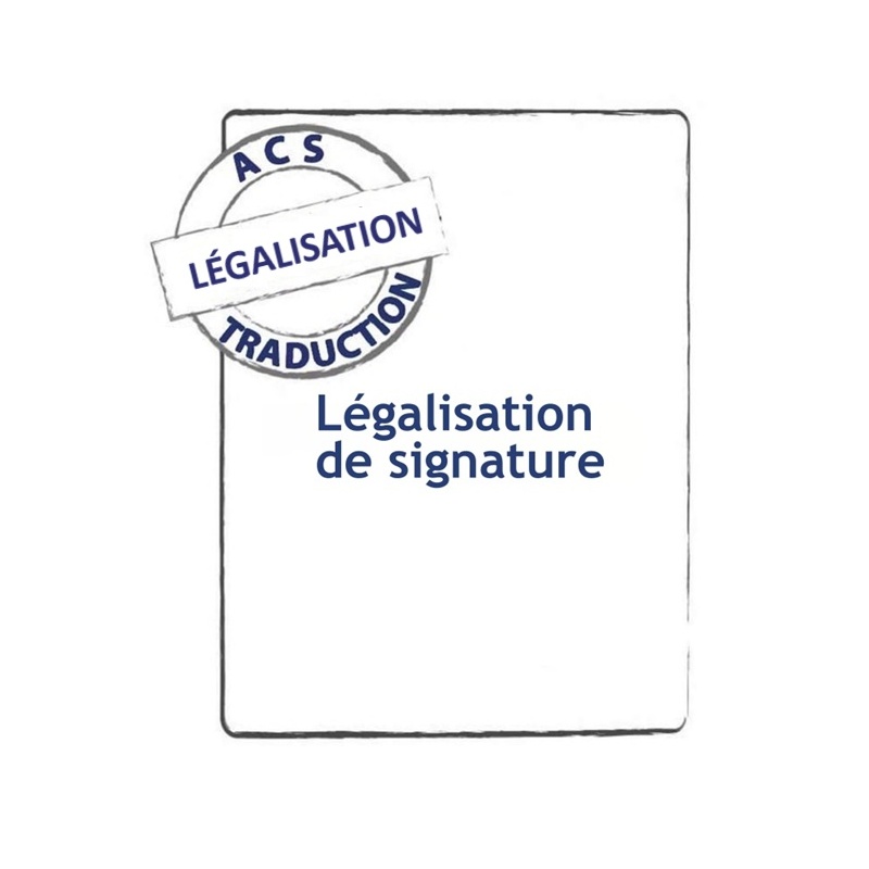 copy of Unterschriftsbeglaubigung - Beglaubigte Übersetzung
